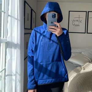Womens Blue Nike Hoodie Dri-fit